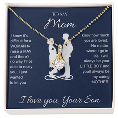 Alluring Beauty Necklace - To My Mom I Love You