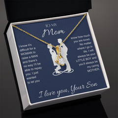 Alluring Beauty Necklace - To My Mom I Love You