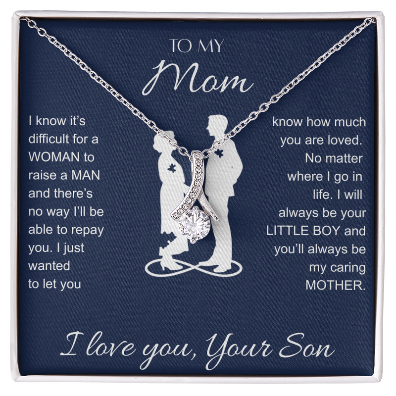 Alluring Beauty Necklace - To My Mom I Love You