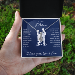Alluring Beauty Necklace - To My Mom I Love You