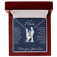 Alluring Beauty Necklace - To My Mom I Love You