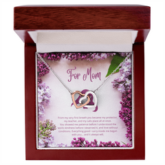 Interlocking Hearts Necklace - For Mom