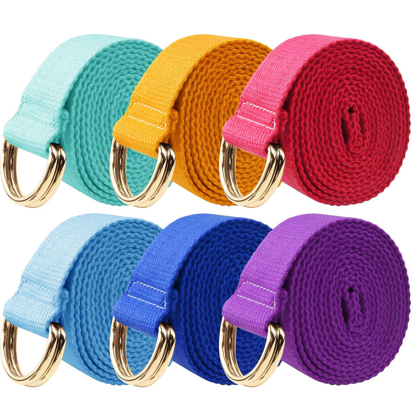 6 Packs Yoga Adjustable Straps